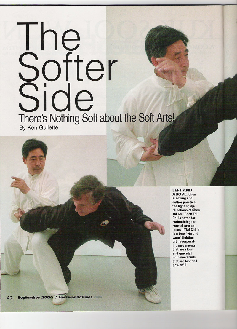 Chen Xiaoxing and Ken Gullette in Taekwondo Times
